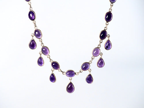 Amethist Necklace Silver 925
