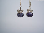 Blue Sapphire Earpiece gemstone Afmaken opspliten.