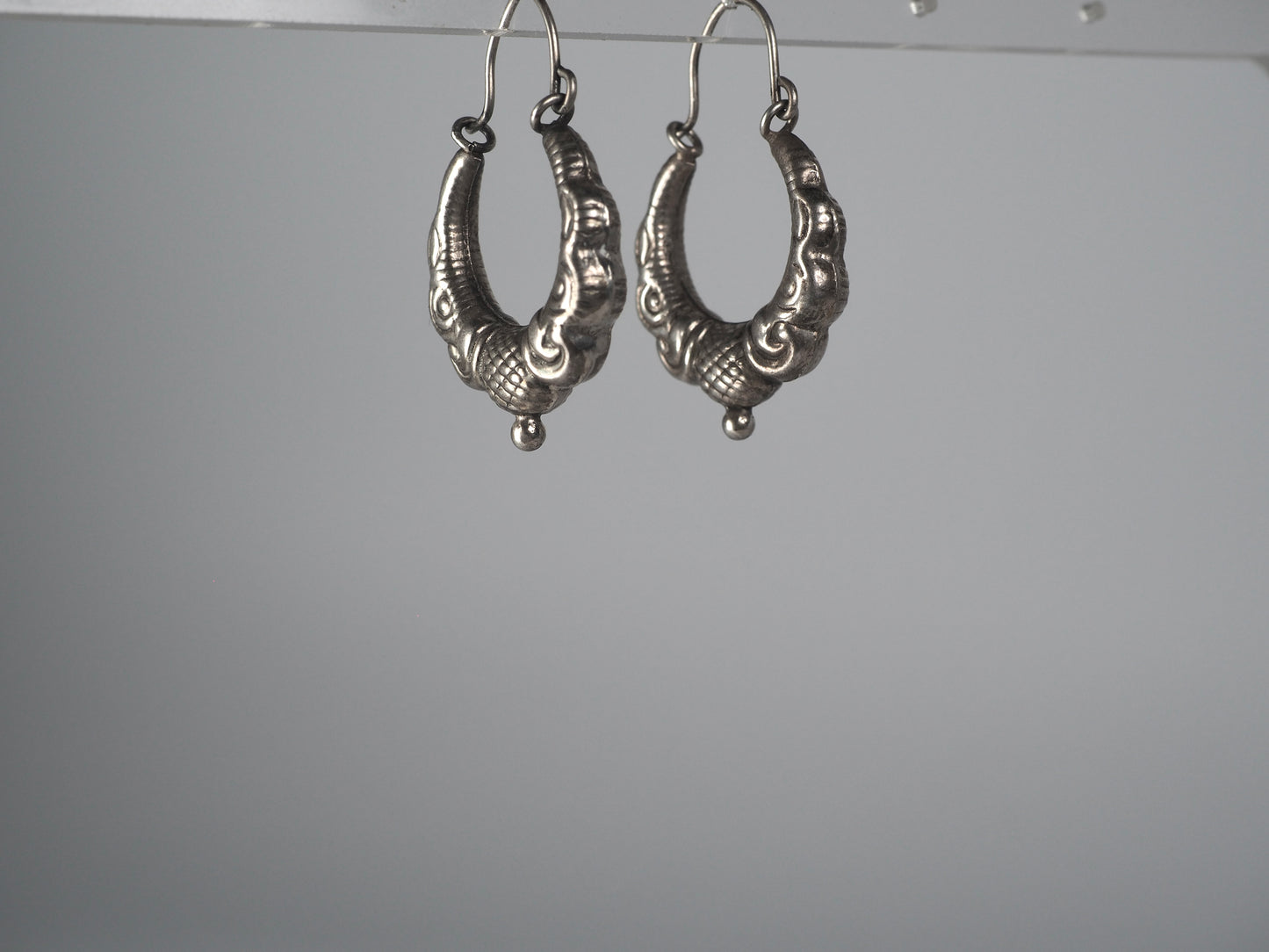 Ear piece Silver Balie Hoops