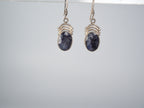 Blue Sapphire Earpiece Silver 925