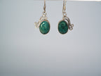 Green Emrald Earpiece Silver 925