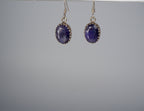 Blue Sapphire Earpiece Silver 925