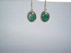 Green Emrald Earpiece Silver 925