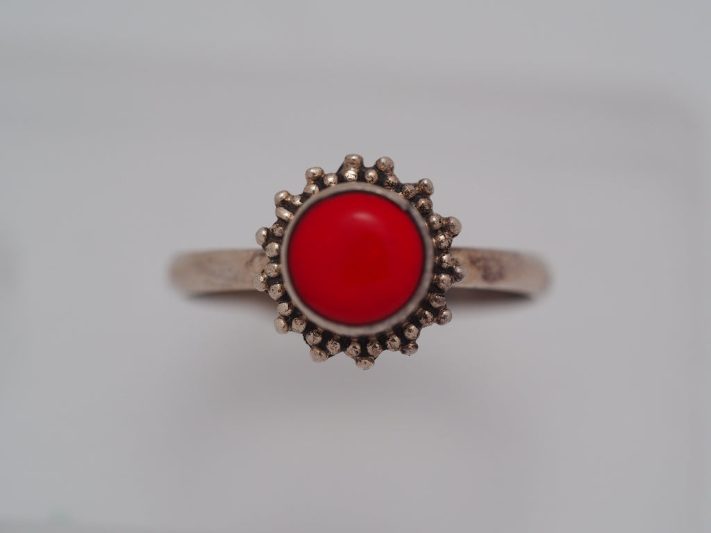 Solsu SponsCoral Ring